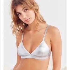 Metallic bralette